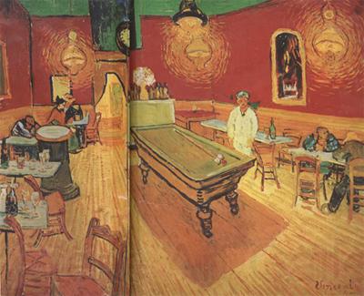 Vincent Van Gogh The Night Cafe in the Place Lamartine in Arles (nn04) Norge oil painting art